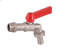 Кран водоразборный со съёмным штуцером Bibcook 1/2 никель