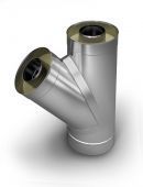 Тройник-сэндвич 135 TMF ф200/300, 0,5мм, нн